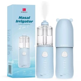Horigen 62B Electric Nose Washer Baby Nasal Aspirator Nasal irrigator 2 in 1 Com