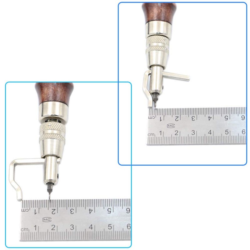 SEIWEI 7 in 1 Leather Grout Tools, Professional Folding Edge,