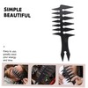 Baluue 2pcs Hairdressing Hair Comb Stylish Retro Comb for Wet