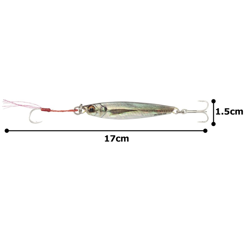 Major Craft JPS-40L Jigpara Metal Jig, Live Bait Color, #83,
