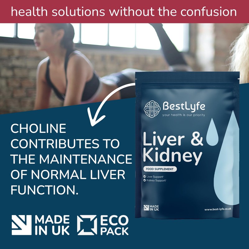 BestLyfe Liver & Kidney Nutritional Support | 120 Capsules |