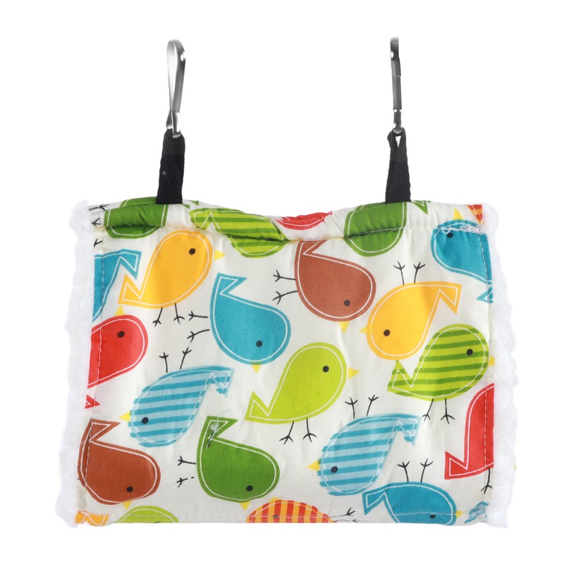 Pet Bird Winter Warm Hammock Thicken Hanging Parrot Triangle Nest