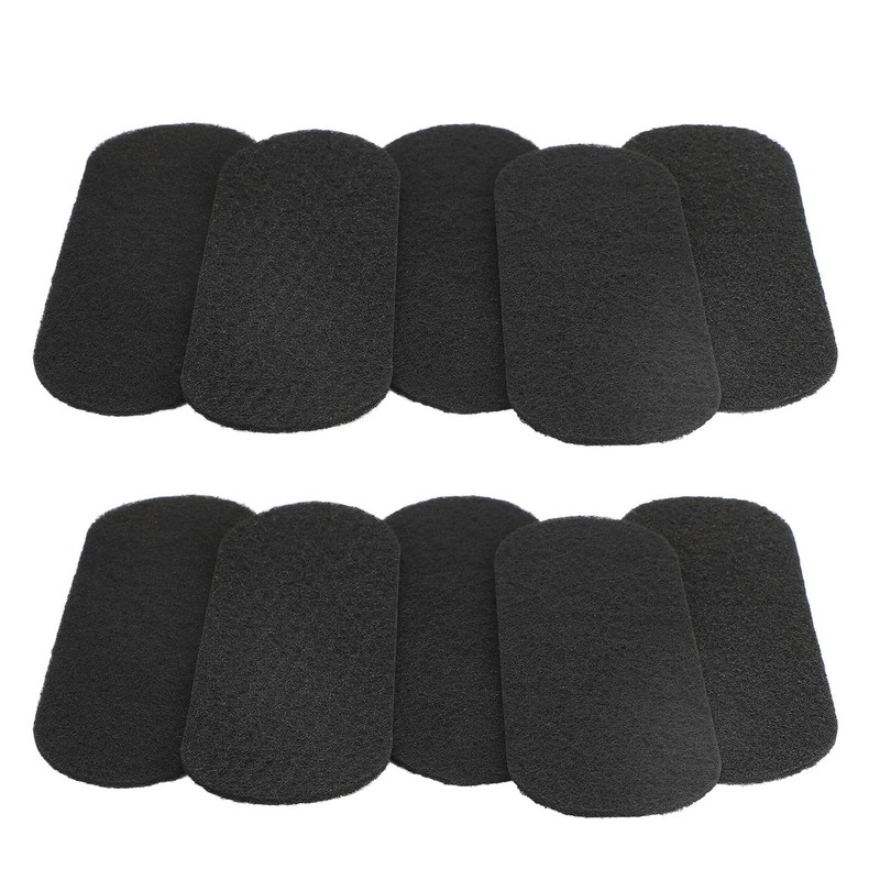 10pcs Ceiling Fan Filters Activated Coconut Shell Carbon Filter Easy