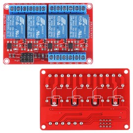 AOICRIE 4pcs 24V Relay Module 4 Channel Relay Board with Optocoupler Isolation Suport High/Low Level Trigger for Raspberry Pi