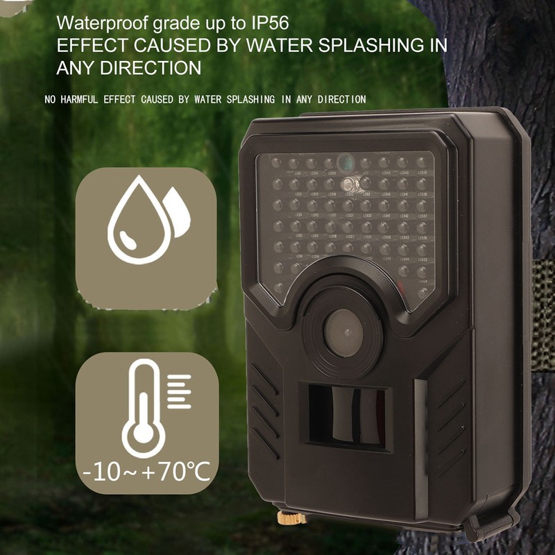 PR200B Trail Hunting Camera Waterproof IP56 Infrared 12MP 1080P Wildlife