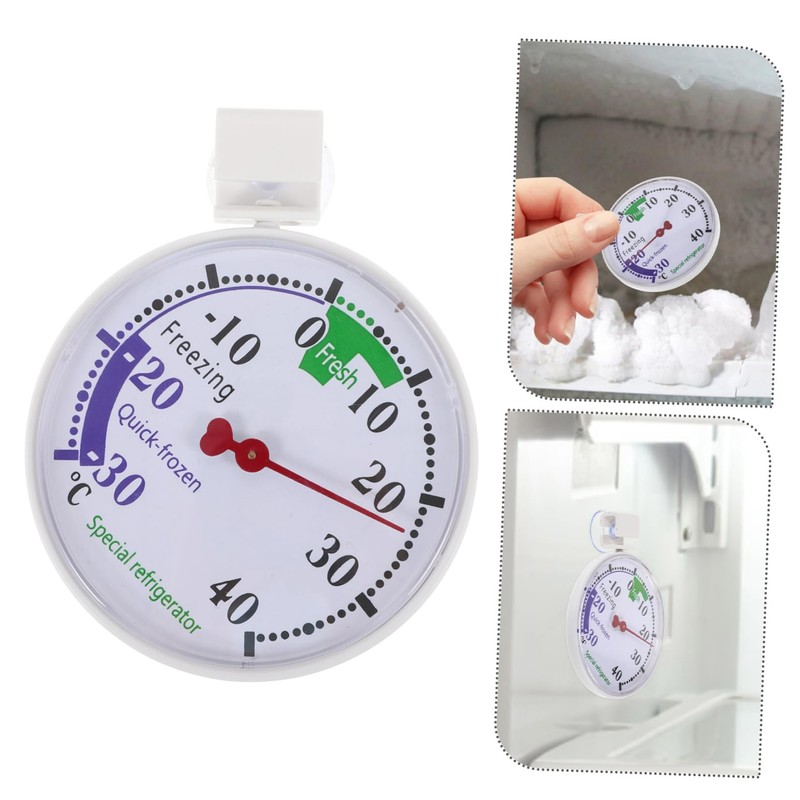 Mobestech Temperature Refrigerator Freezer Dial Thermometer Reusable Low Temperature Monitoring