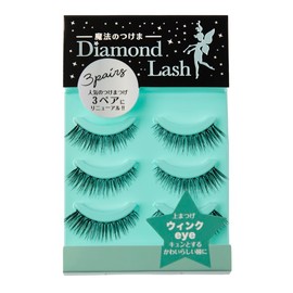 (3 Pairs) DiamondLash Little Wink Series [Wink eye] Cute eyes with a cumbersome eye. *This product comes in a box of 3 pairs