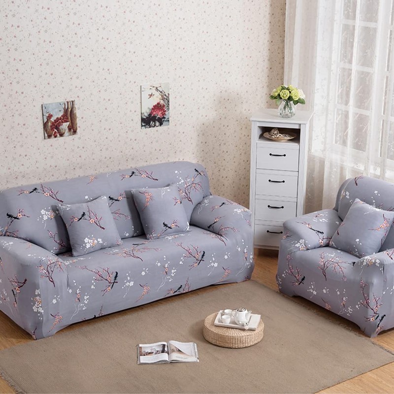 Teynewer 1-Piece Fit Stretch Sofa Cover, Sofa Slipcover Elastic Fabric