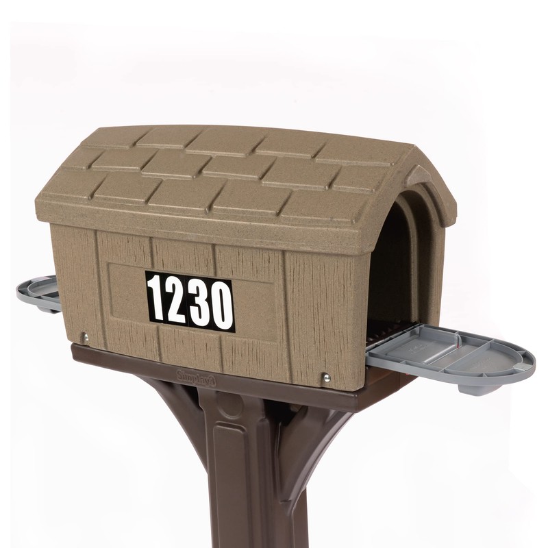 Dig-Free Easy Up Home Mailbox, Sandstone, Made in The USA