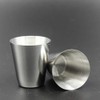 4 Pieces 30ml (1oz) Stainless Steel Shot Cups Shot Glass