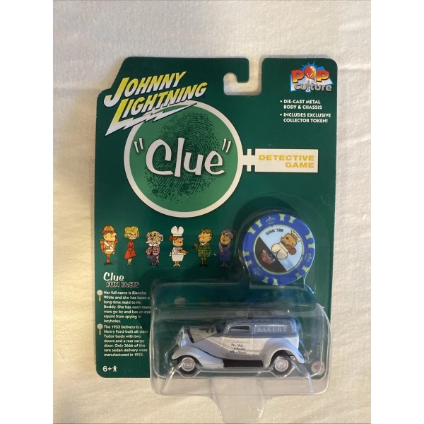 Johnny Lightning Pop Culture 1933 Ford Delivery Clue 1/64 Diecast