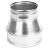 8" to 6" Inch Ventilation Duct Reducer - Galvanized Steel