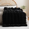 Faux Fur Throw Blanket Soft Plush Fluffy Blanket for Couch