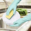 KENID Rubber Gloves, Household Kitchen Gloves, For Laundry, Medium Thick,