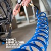 Poppstar Compressed Air Spiral Hose 5 m with Diameter 8