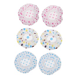 OATIPHO 6Pcs Shower Caps Durable Bathing Hats for Hair Reusable and Portable for Home Use and Travel Assured Quality with Fine Workmanship