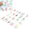 100PCS Set Marking Document Organizing Clip Multiple Cute Shapes Metal