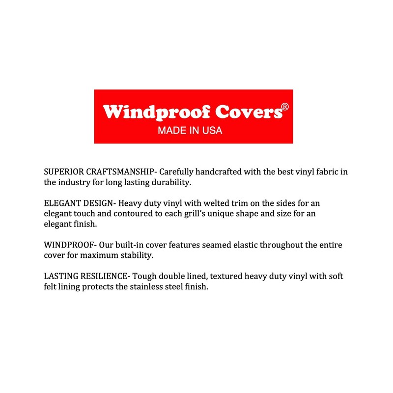 Windproof Covers 13 inch Heavy Duty Premium Vinyl Cover to