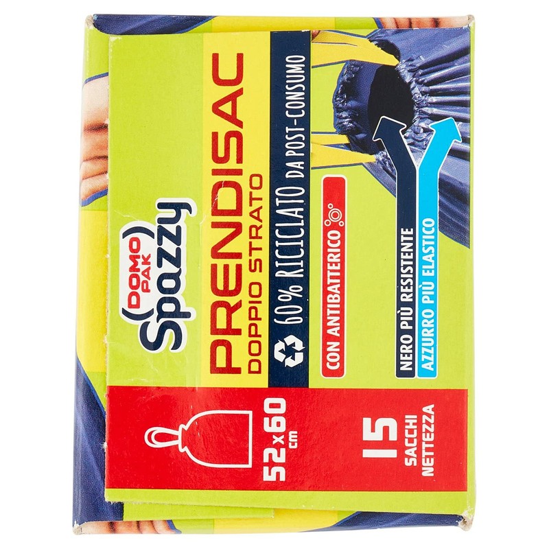 Domopak Spazzy Nettezza Bags Blue Black 15 Units Pack of