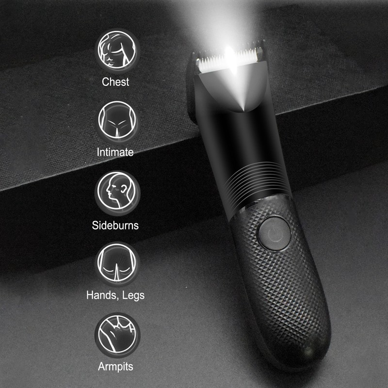 Electric Body Hair Shaver Multi Functional with Base Body Grooming