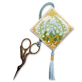 Lily of the Valley Scissor Keep - Cross Stitch Kit