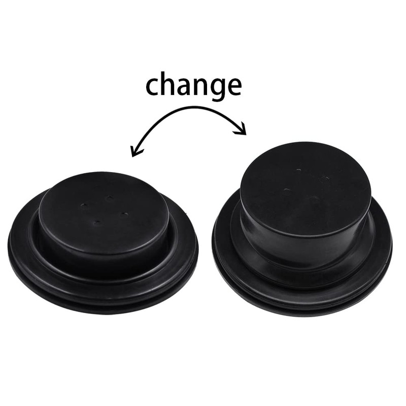 HUIQIAODS LED Headlight Dust Cover Cap 80mm Rubber Seal Waterproof