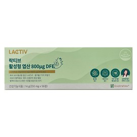 Lactiv active folic acid 800μg DFE 250mg x 56 tablets 1 / 락티브 활성형 엽산 800μg DFE 250mg x 56정 1개
