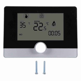 Programmable Thermostat Temperature Controller for Wall hung Boiler Heating System White
