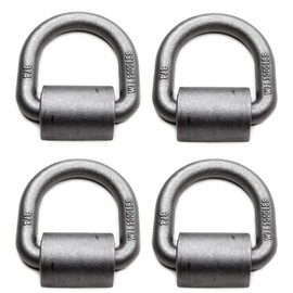 WorldPac (Pack of 4) 3/4-inch, 26,500 Lbs Load Capacity Weld-on Forged Flip D-Ring Anchor