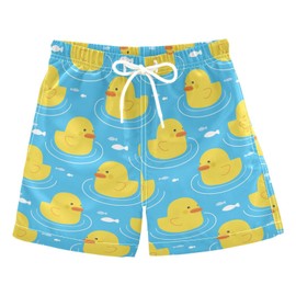 Bañador para niños, tamaño King Kong Furious para niños pequeños, de secado rápido, para playa, Multicolora002, 7-8 Años