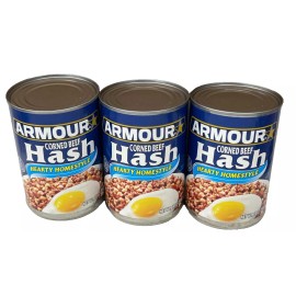 Armour Hearty Homestyle Corned Beef Hash 14 oz (3 pack)