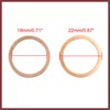 HEROFFIX 18mm Inner Dia Copper Automotive Engine Washers Plate Gaskets