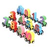 12pcs Wooden Magnetic Digital Train Cute Fun Early Education Trackless
