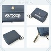 [K-PARTS] OUTDOOR アウトドア ポケットロゴ ラウンドファスナー折財布 メンズ レディース キッズ 男 女