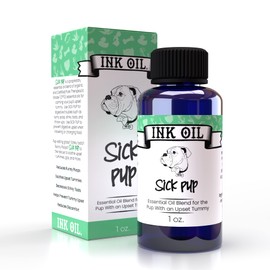 Pup Oils Sick Pup Essential Oil for Dogs Aromatherapy Treatment | Helps Upset Stomach | Works Well with Dog Calming Diffuser…