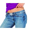Invisibelt Skinny Belt - Lay Flat, Adjustable, No Buckle Belt