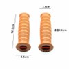 Beatus Vertical Groove Tull Type Bike Handle Grip 0.9 inches