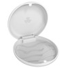 Orthodontic Mouthguard Case, Dental Retainer Case, Aligners Case (White)