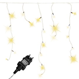 Voltronic®, 200, 400, 600 LED Ice Rain for Indoor and Outdoor Use, Choice of Colours Warm White / Cold White / Cold White+WarmWhite, GS Tested, IP44, Optional with 8 Light Modes, Remote Control, Timer