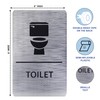 ADA CENTRAL SIGNS - 6"X9" Toilet Restroom Sign- ADA Compliant