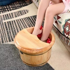 Hinoki 프리미엄 가정용 족욕기 히노끼 건식 쑥팩 30개 마사지 싱글통 두꺼운 21cm 둥근형 [26cm 양손잡이 경혈형 쑥팩 30개] Premium Home Footbath Hinoki Dry Mugwort Pack 30pcs Massage Single Tank Thick 21cm Round Shape [26cm Dual Handle Acupoint Mugwort Pack 30pcs]