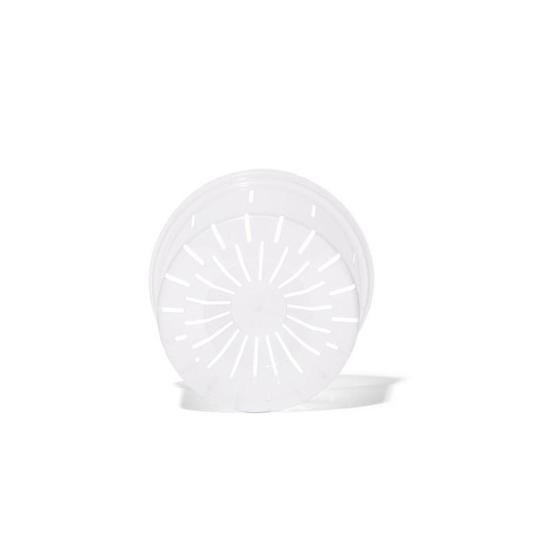 rePotme Orchid Pot - 6 inch Slotted Clear Orchid Pots