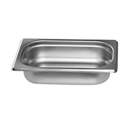 Gastro-Bedarf-Gutheil Gastronorm Container GN Container 1/4 65 mm Deep Stackable Stainless Steel Suitable for Chafing Dish, Bain Marie, Saladette