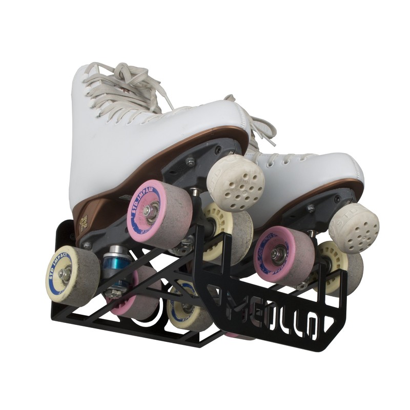 MEOLLO Roller Skates Wall Mount (100% Steel) (Black)