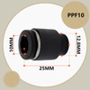 Bwintech 10 pieces 10 mm hose AD push-to-connect pneumatic cap