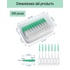 200 Cepillos Interdentales, Cepillos Interdentales Gum, Limpieza Dental Profunda, Para