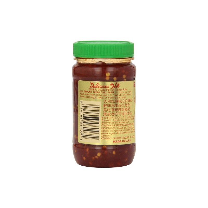 Huy Fong Sambal Oekel, 8-Ounce Jars (Pack of 24)