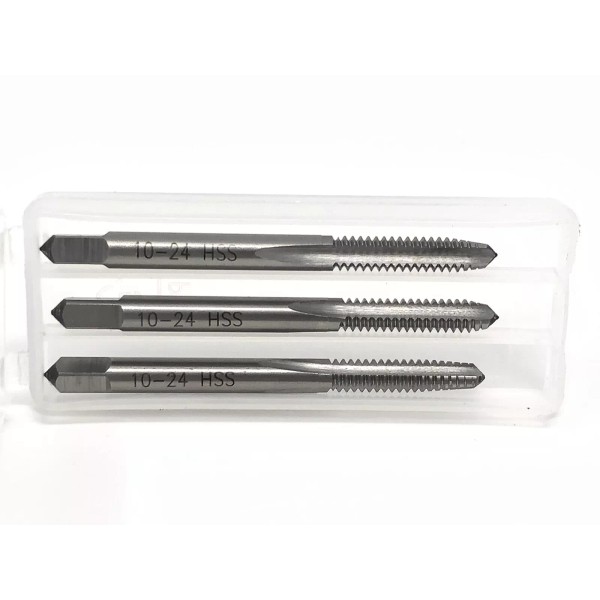 Unbranded #10-24 HSS Tap Set (Plug, Taper and Bottom Taps)