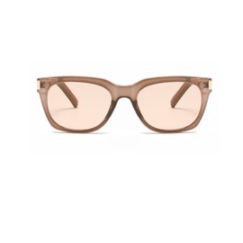 WDZAYXC Retro Rectangle Sunglasses for Men and Women Trendy Retro Sunglasses, UV400, Brown/Champagne