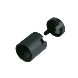 REV Fassung E27 – Lampenfassung für Glühlampen bis 60W, 5 Stück – schwarz